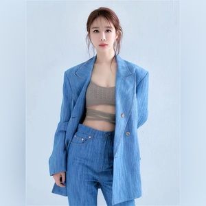 Denim Boyfriend Blazer